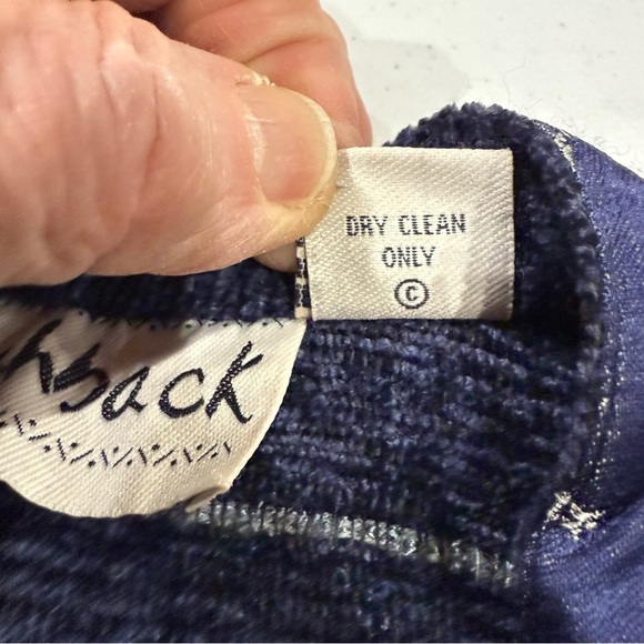 Flashback Jacket Blue/Gold Blazer Velvet Satin Patchwork Boho Women’s Size Small - Picture 7 of 16